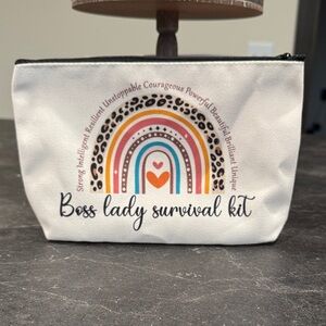 Boss Lady Survival Kit Pouch NWOT